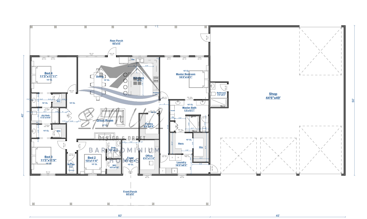Custom Barndominium Plans & Design | SAM Drafters LLC